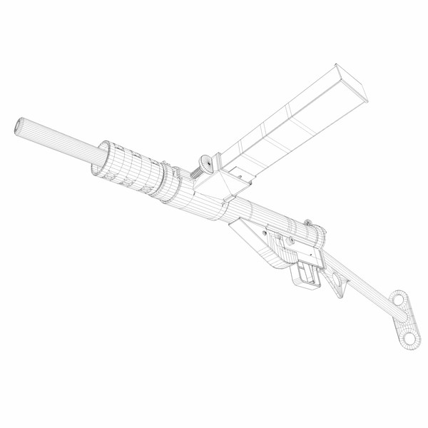 sten ii 3d fbx - Sten Mk II by Warag